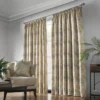 Fiji Pencil Pleat Curtains - Ochre